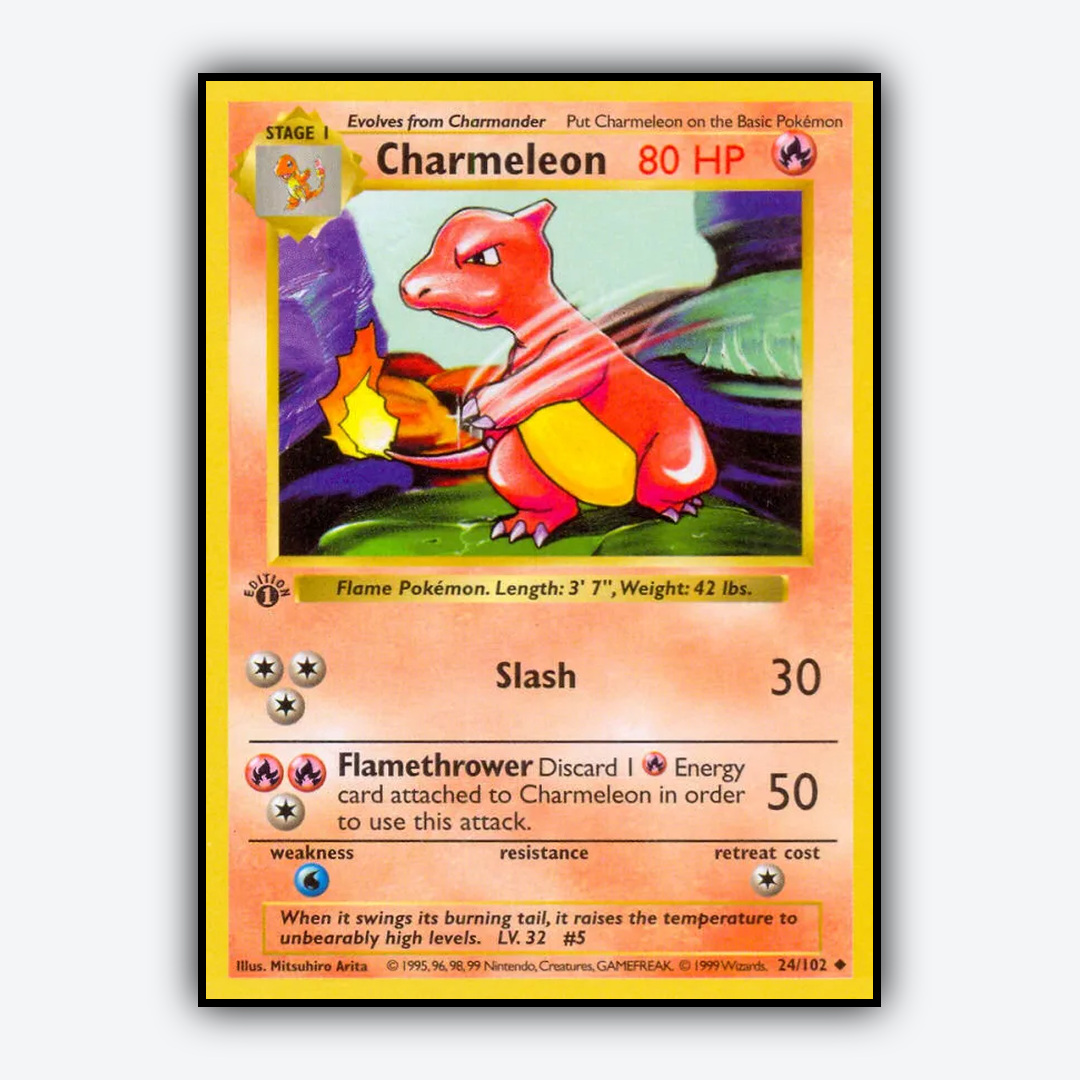 Charmeleon #24 - Base Set - Card Rug