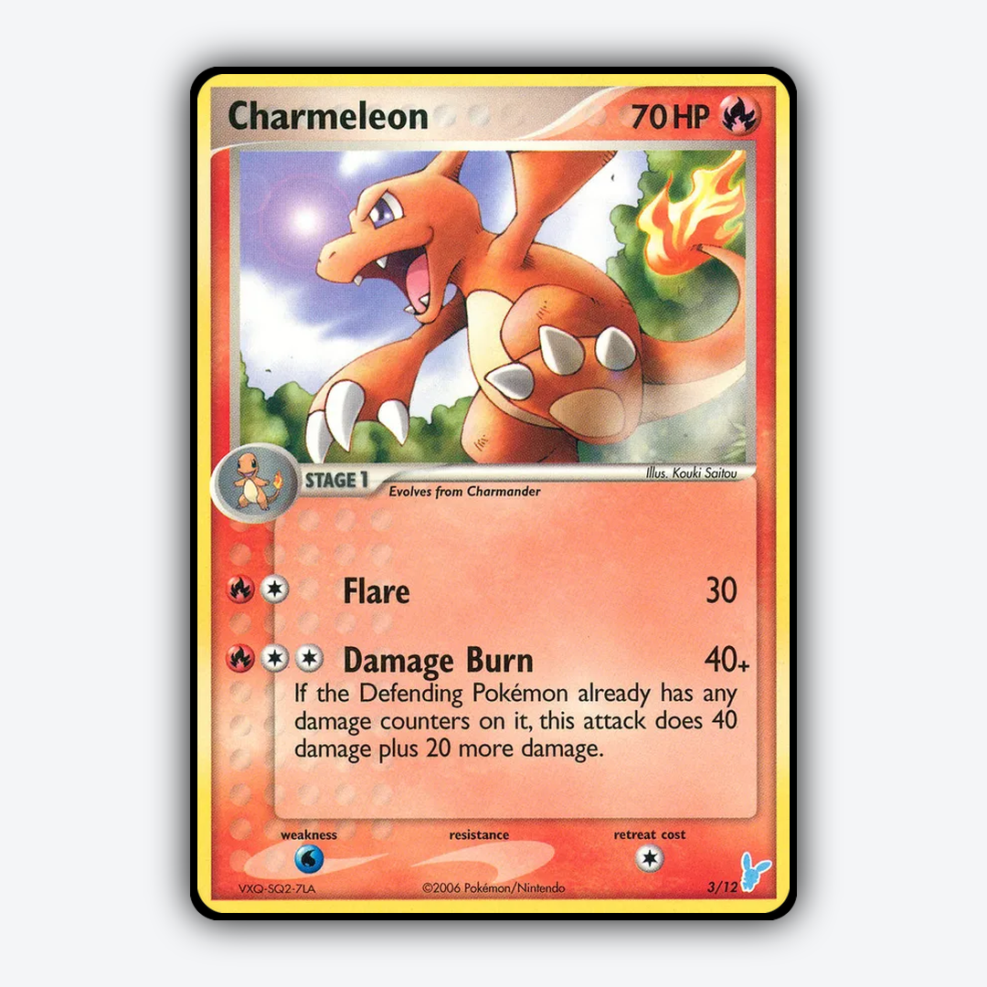 Charmeleon 003/12 - EX Trainer Kit 2 Minun Set - Card Rug