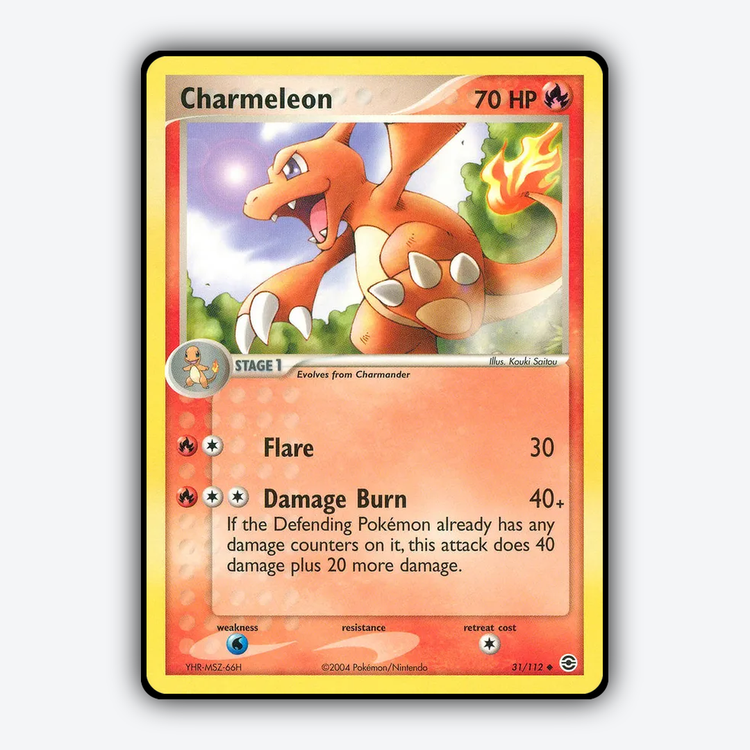 Charmeleon 031/112 - FireRed & LeafGreen Set - Card Rug