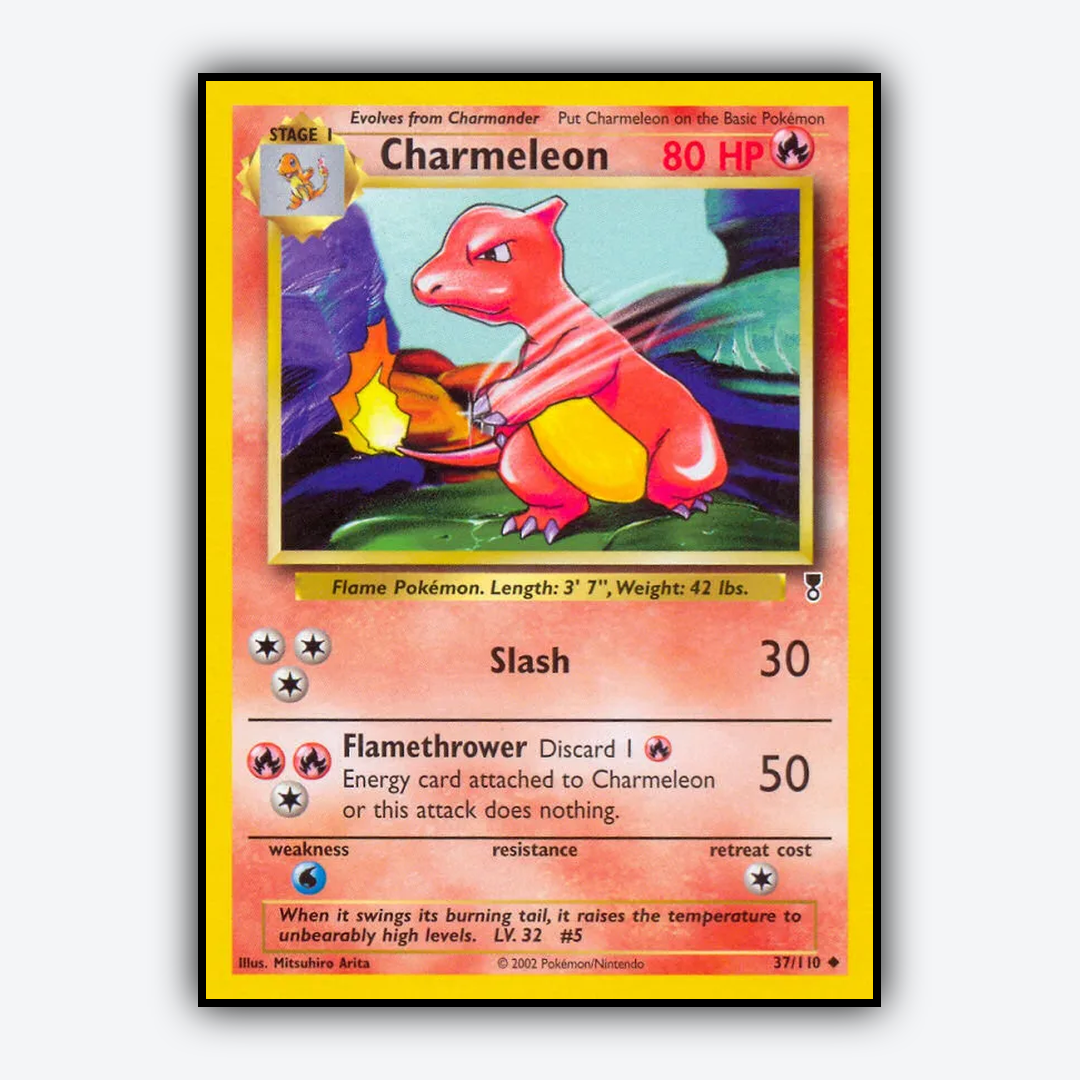 Charmeleon 037/110 - Legendary Collection Set - Card Rug