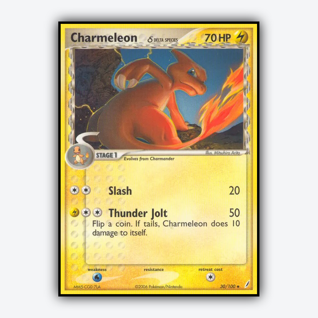 Charmeleon δ 030/100 - Crystal Guardians Set - Card Rug
