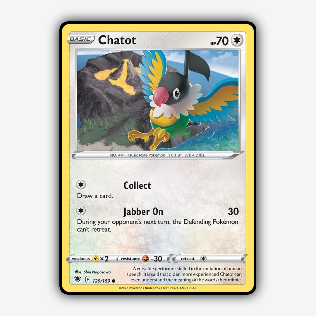 Chatot 129/189 - Astral Radiance Set - Card Rug