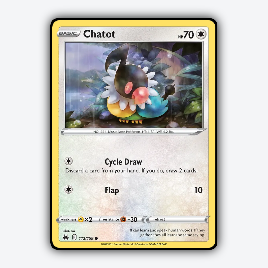 Chatot 112/159 - Crown Zenith Set - Card Rug