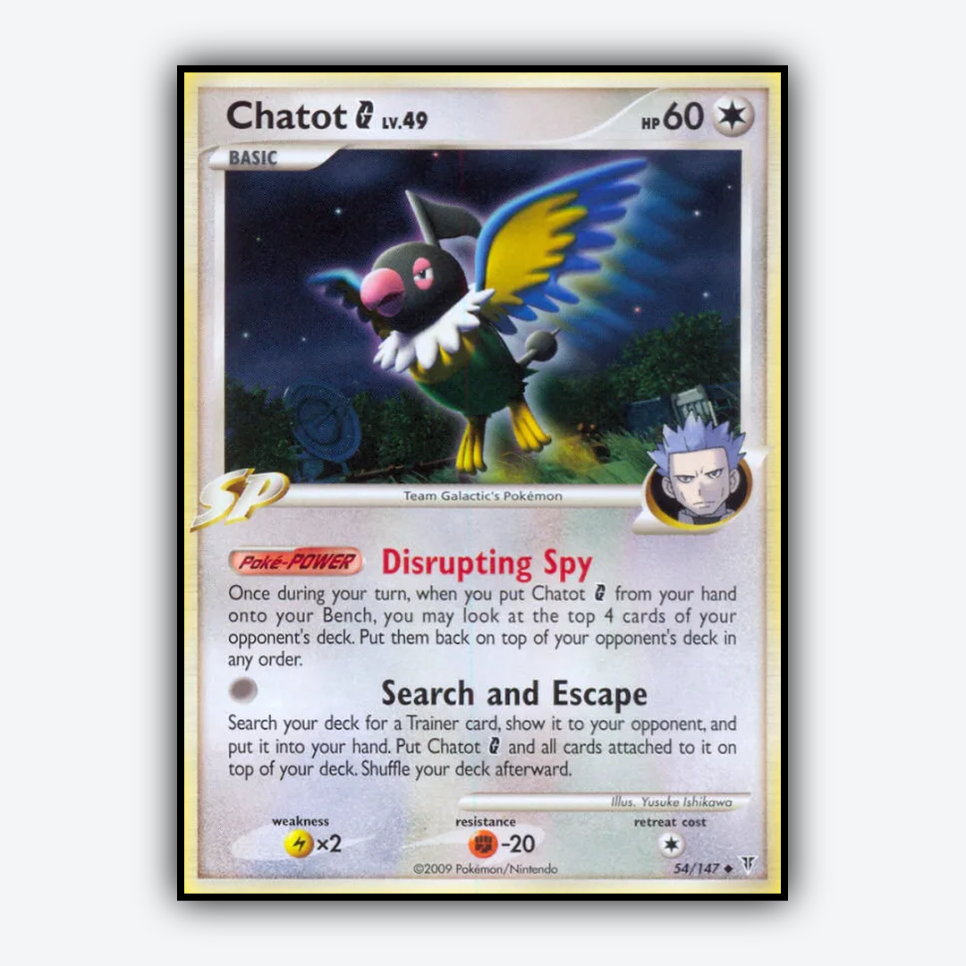 Chatot G 054/147 - Supreme Victors Set - Card Rug