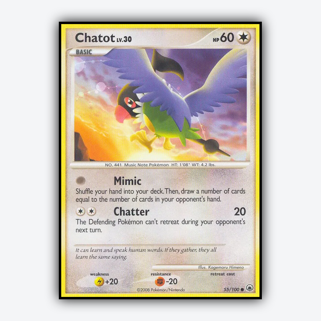Chatot 055/100 - Majestic Dawn Set - Card Rug