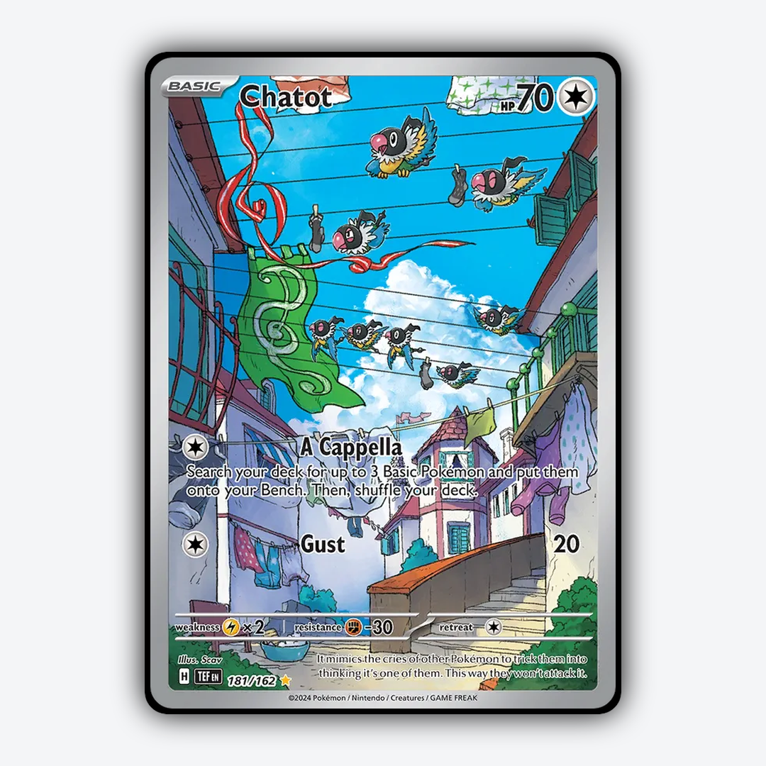 Chatot 181/162 - Temporal Forces Set - Card Rug