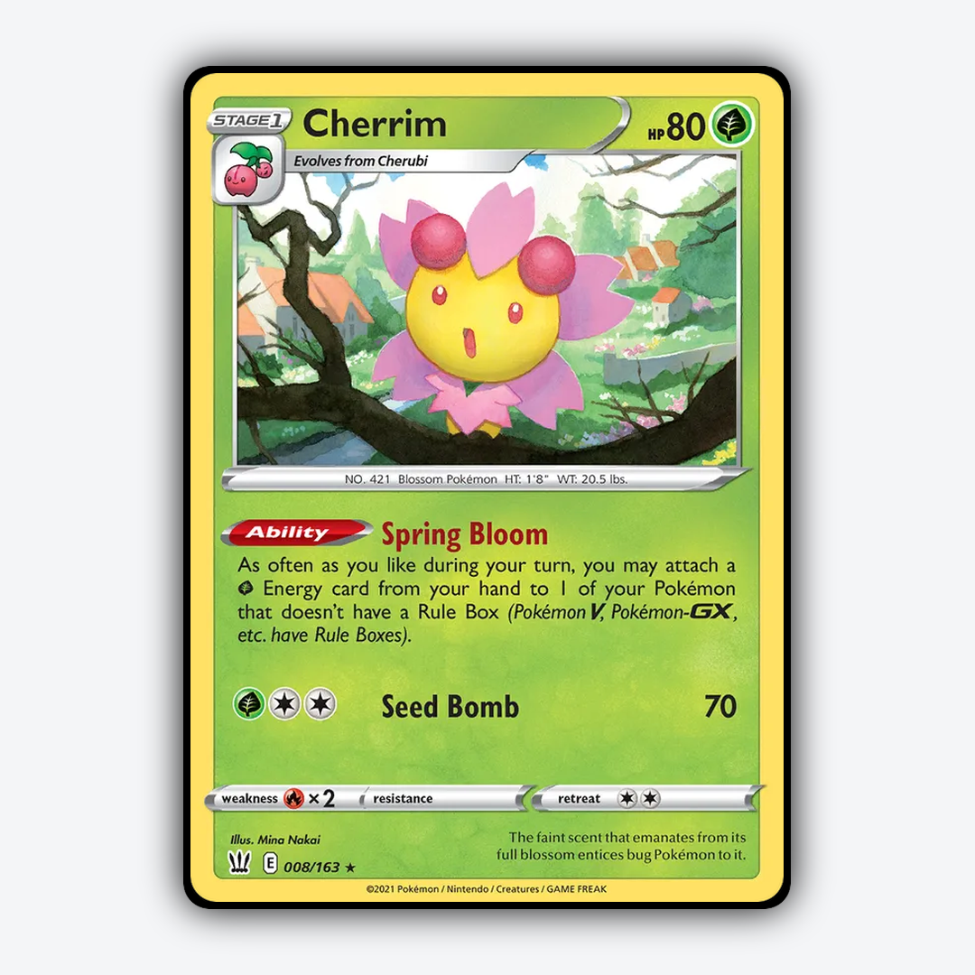 Cherrim 008/163 - Battle Styles Set - Card Rug