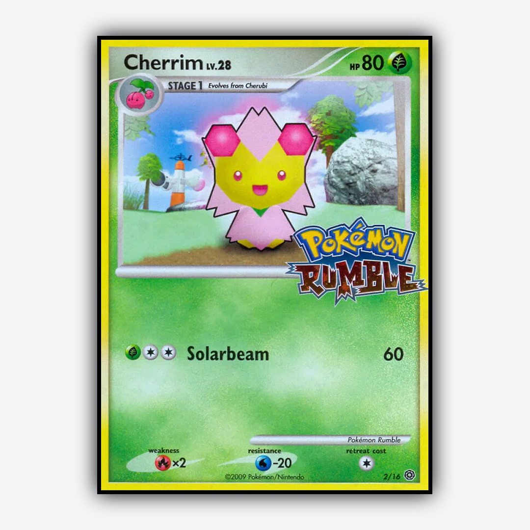 Cherrim 002/16 - Pokémon Rumble Set - Card Rug