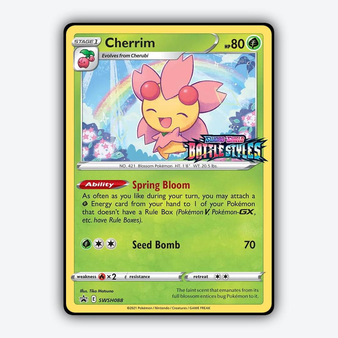 Cherrim #88 - SWSH Black Star Promos Set - Card Rug