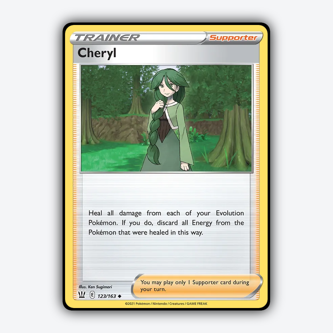 Cheryl 123/163 - Battle Styles Set - Card Rug