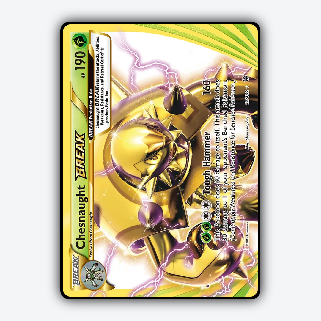 Chesnaught BREAK 012/162 - BREAKthrough Set - Card Rug