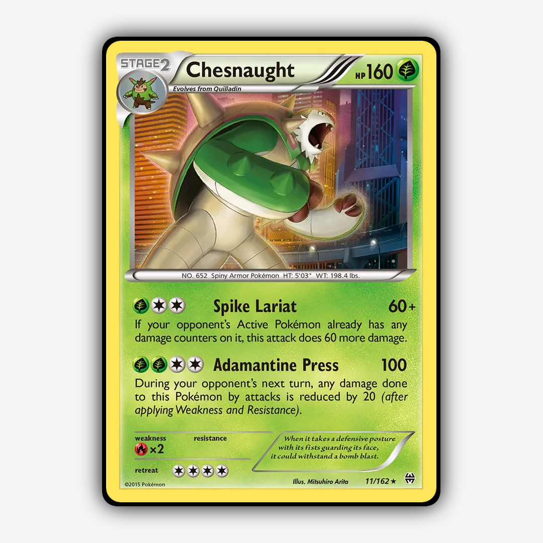 Chesnaught 011/162 - BREAKthrough Set - Card Rug