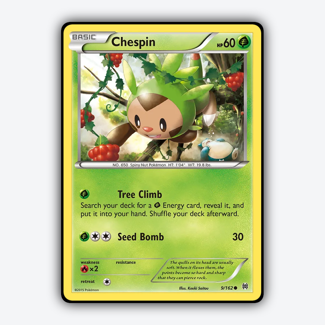 Chespin 009/162 - BREAKthrough Set - Card Rug