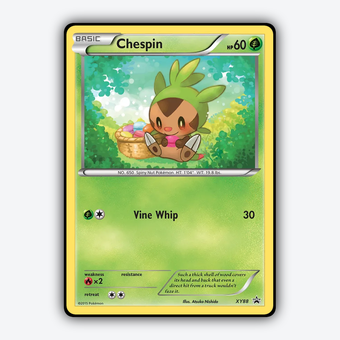 Chespin #88 - XY Black Star Promos Set - Card Rug