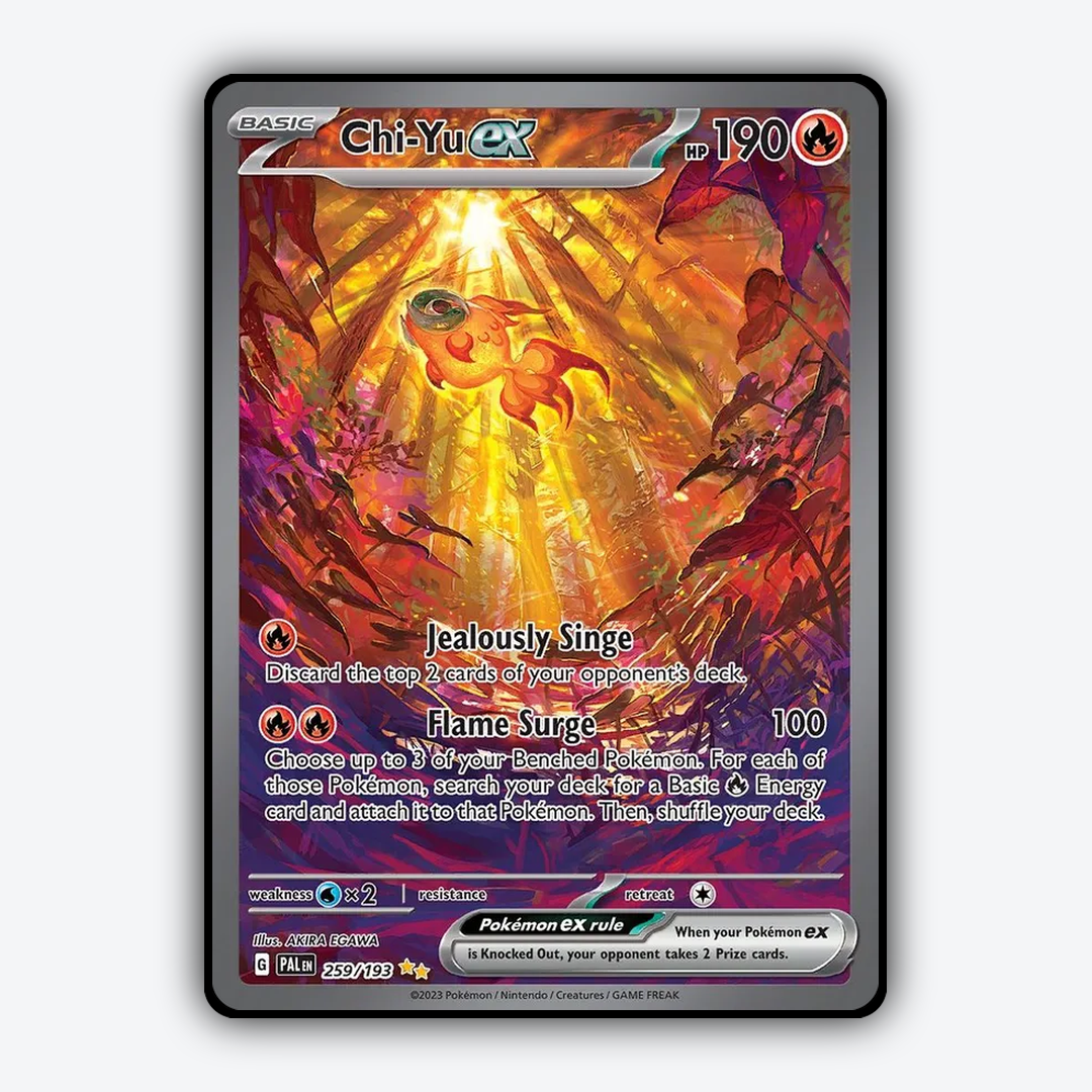 Chi-Yu ex 259/193 - Paldea Evolved Set - Card Rug