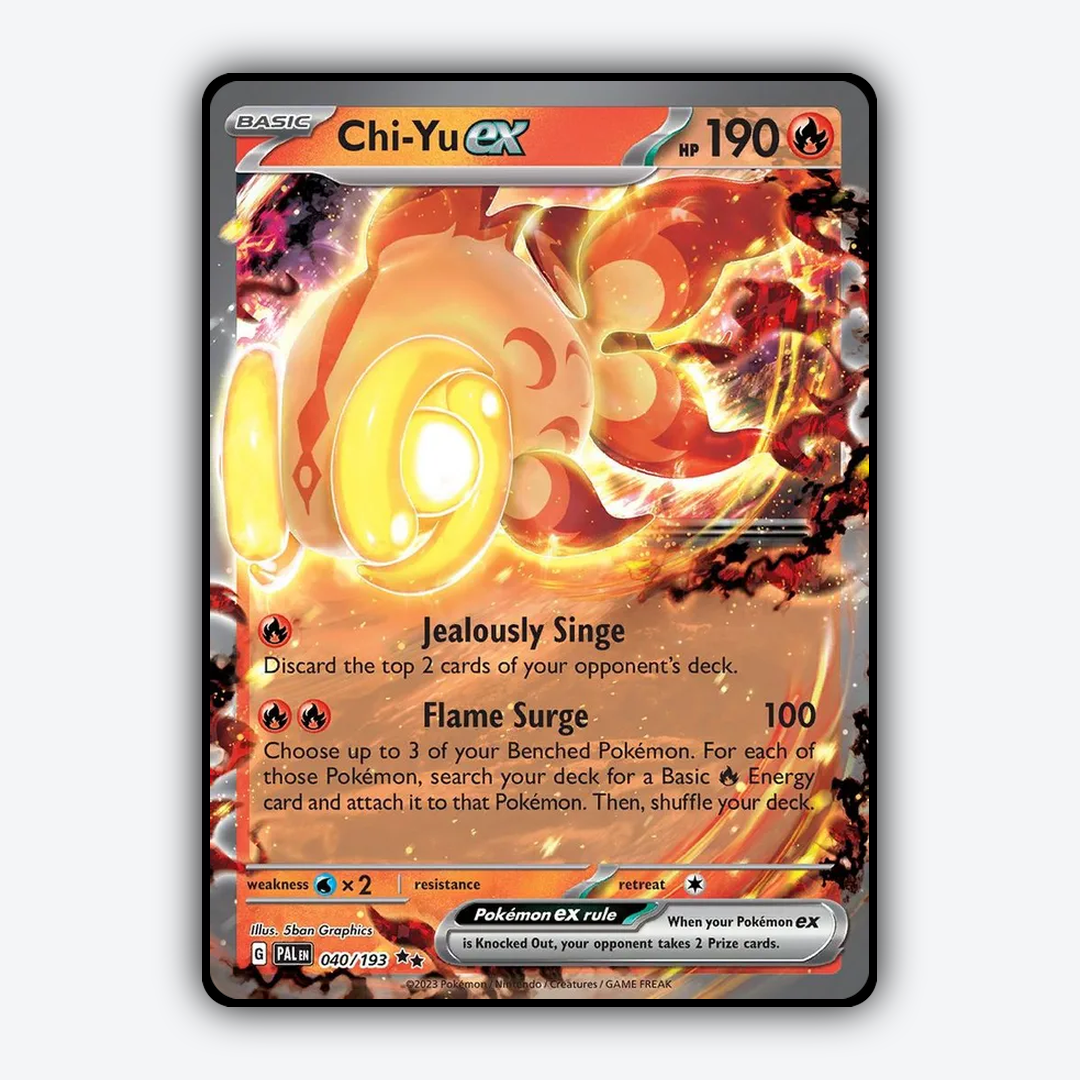 Chi-Yu ex 040/193 - Paldea Evolved Set - Card Rug