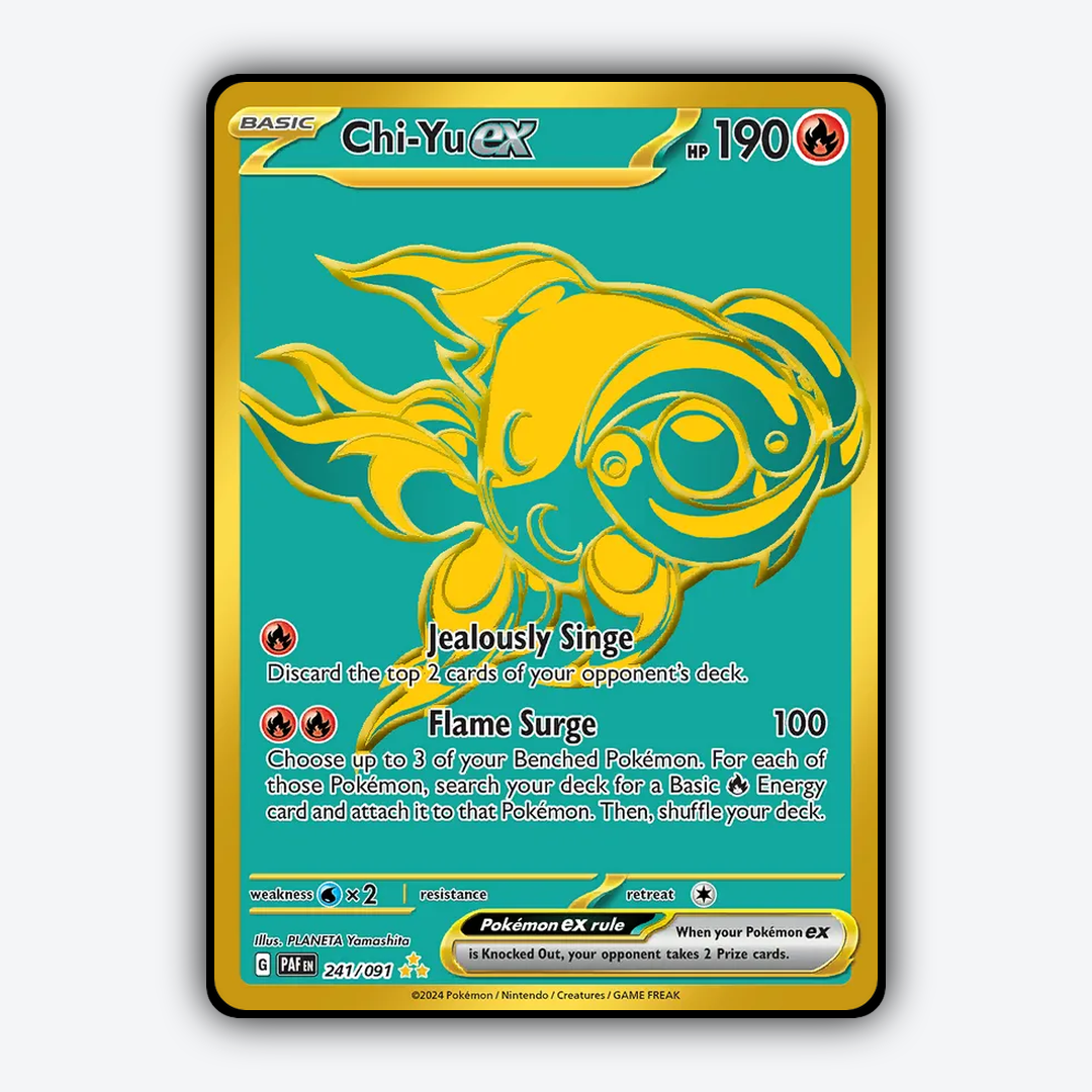 Chi-Yu ex #241 - Paldean Fates Set - Card Rug