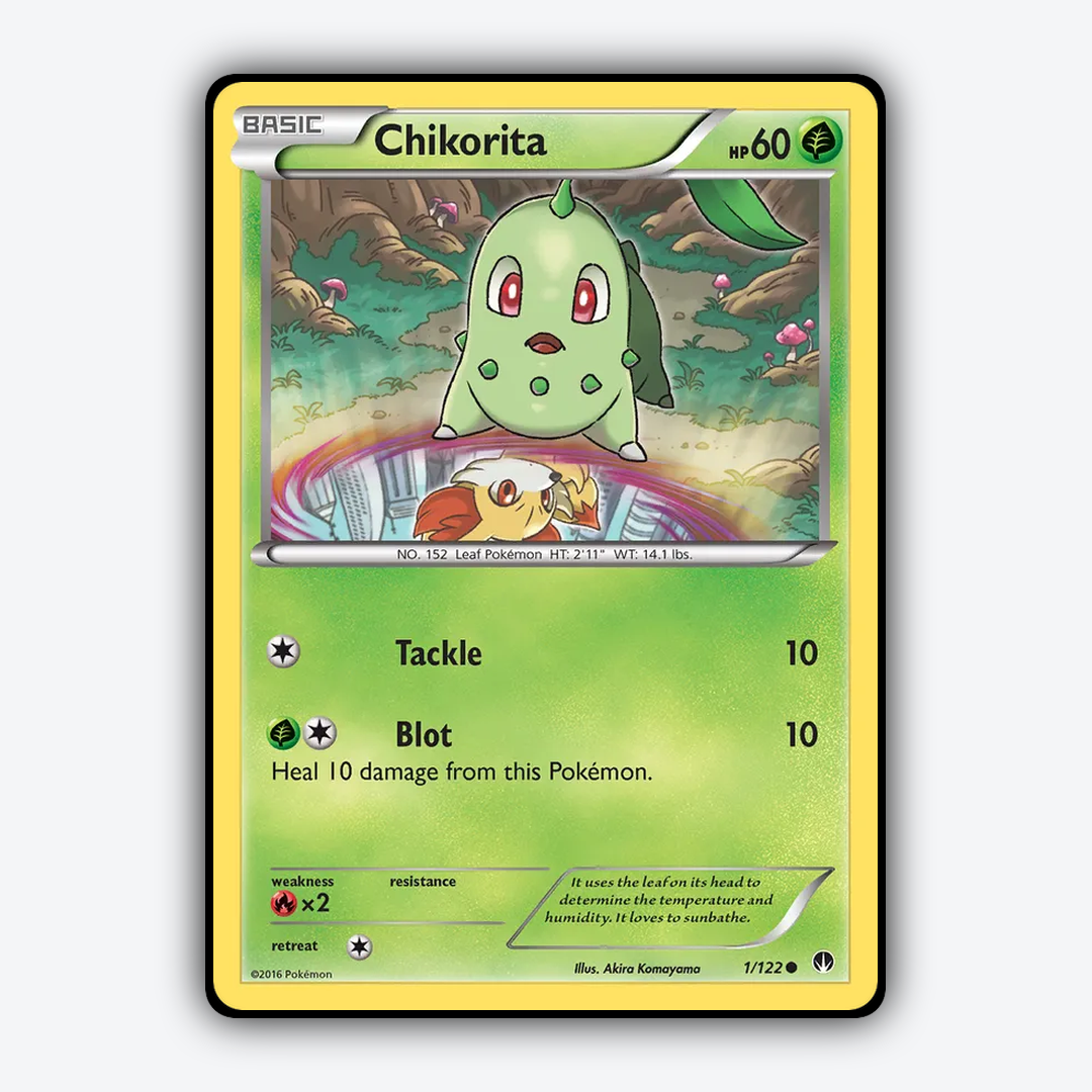 Chikorita 001/122 - BREAKpoint Set - Card Rug