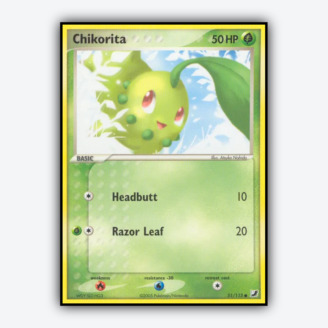 Chikorita 051/115 - Unseen Forces Set - Card Rug