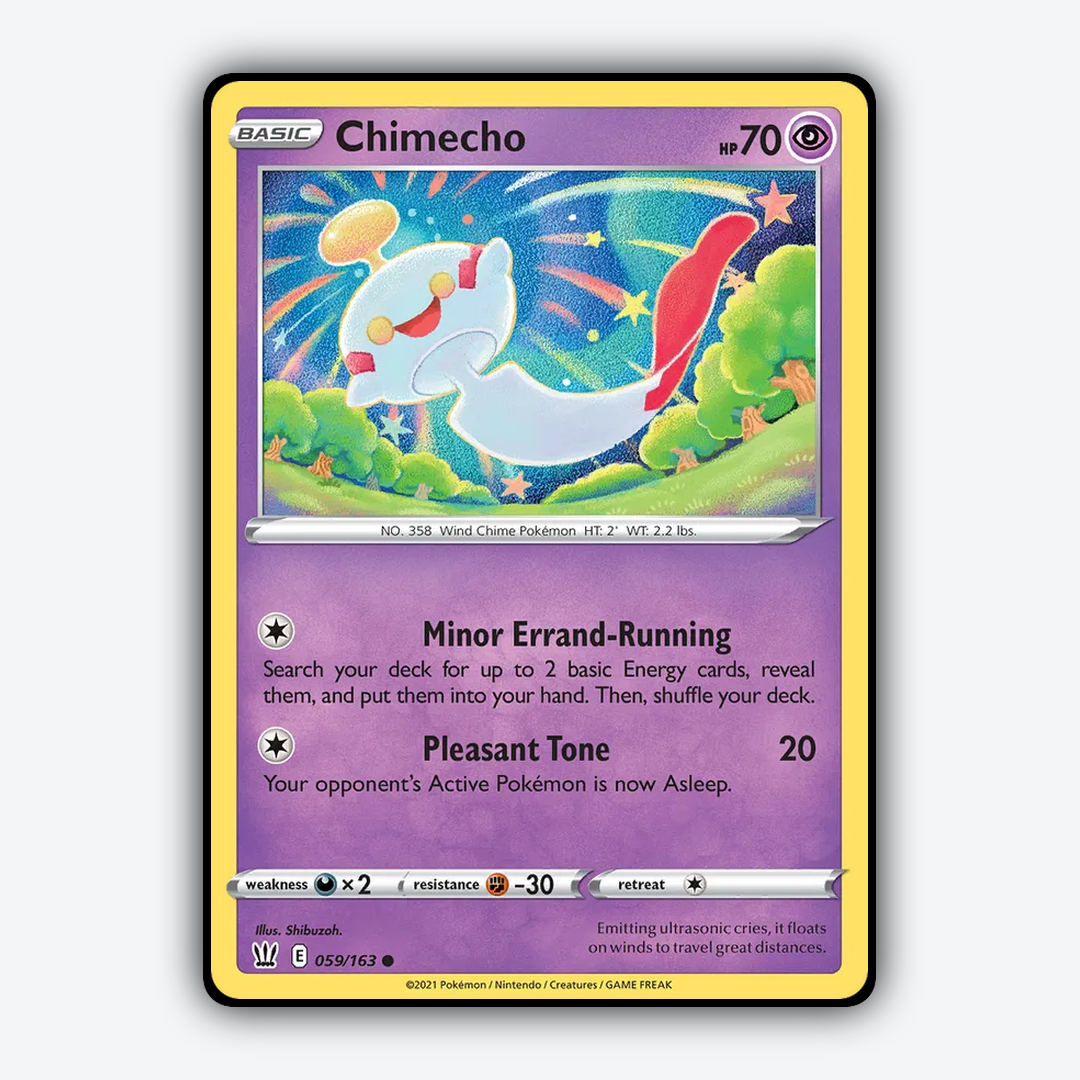 Chimecho 059/163 - Battle Styles Set - Card Rug
