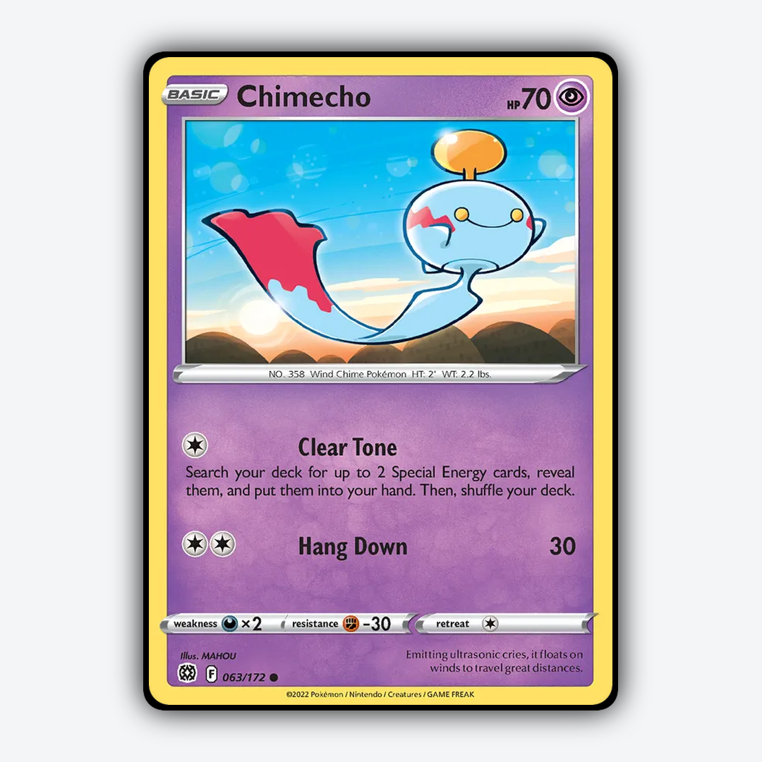 Chimecho 063/172 - Brilliant Stars Set - Card Rug