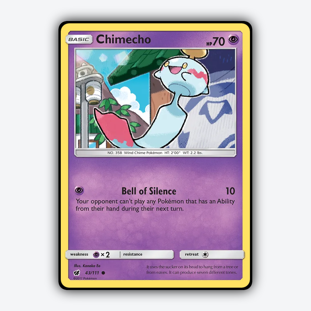 Chimecho 043/111 - Crimson Invasion Set - Card Rug