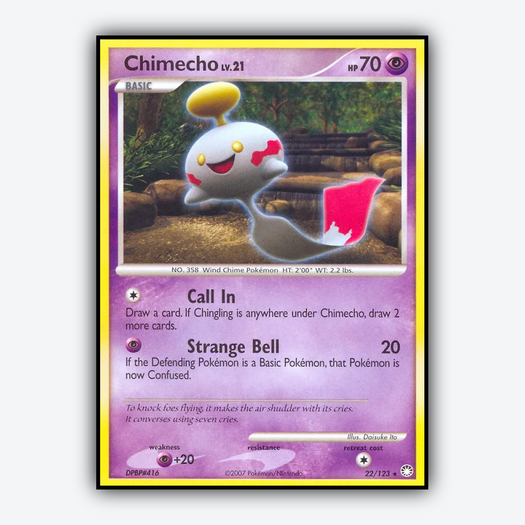 Chimecho 022/123 - Mysterious Treasures Set - Card Rug