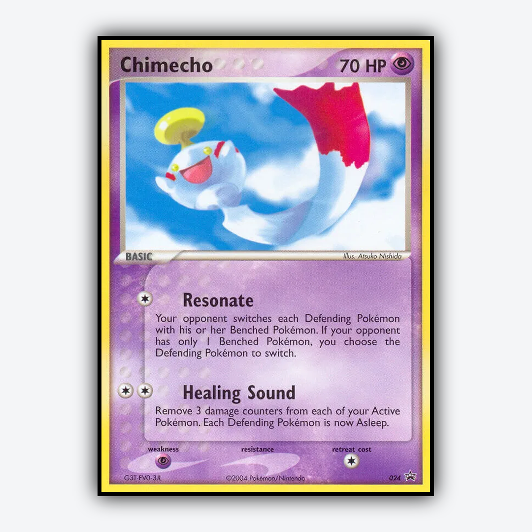 Chimecho #24 - Nintendo Black Star Promos Set - Card Rug