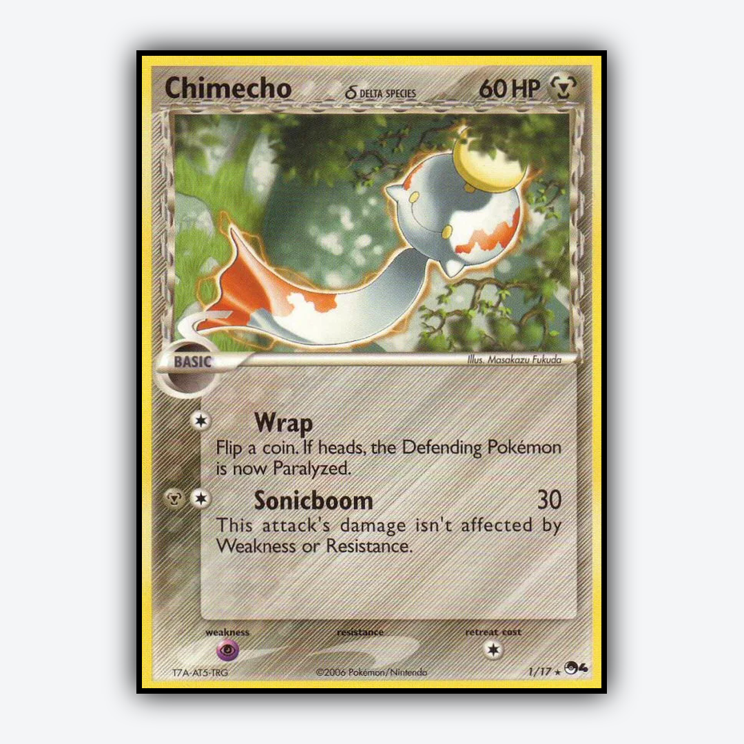 Chimecho δ 001/17 - POP Series 4 Set - Card Rug