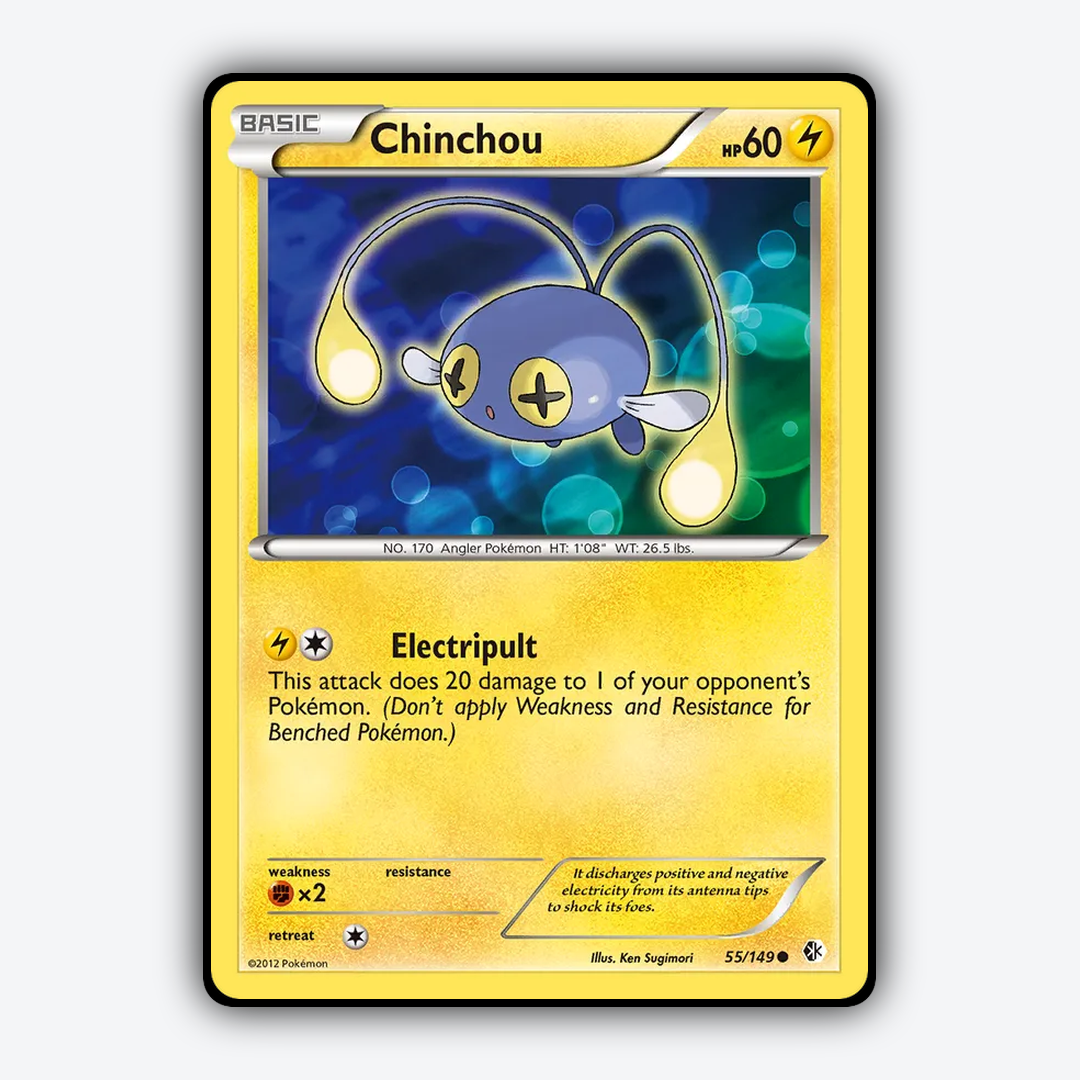 Chinchou 055/149 - Boundaries Crossed Set - Card Rug
