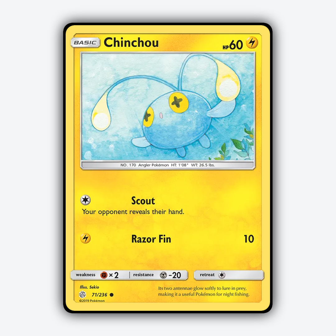Chinchou 071/236 - Cosmic Eclipse Set - Card Rug