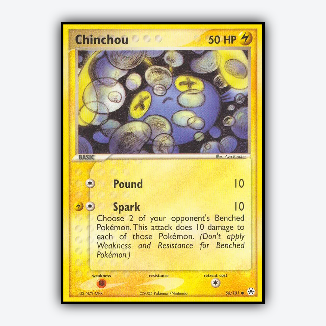Chinchou 056/101 - Hidden Legends Set - Card Rug