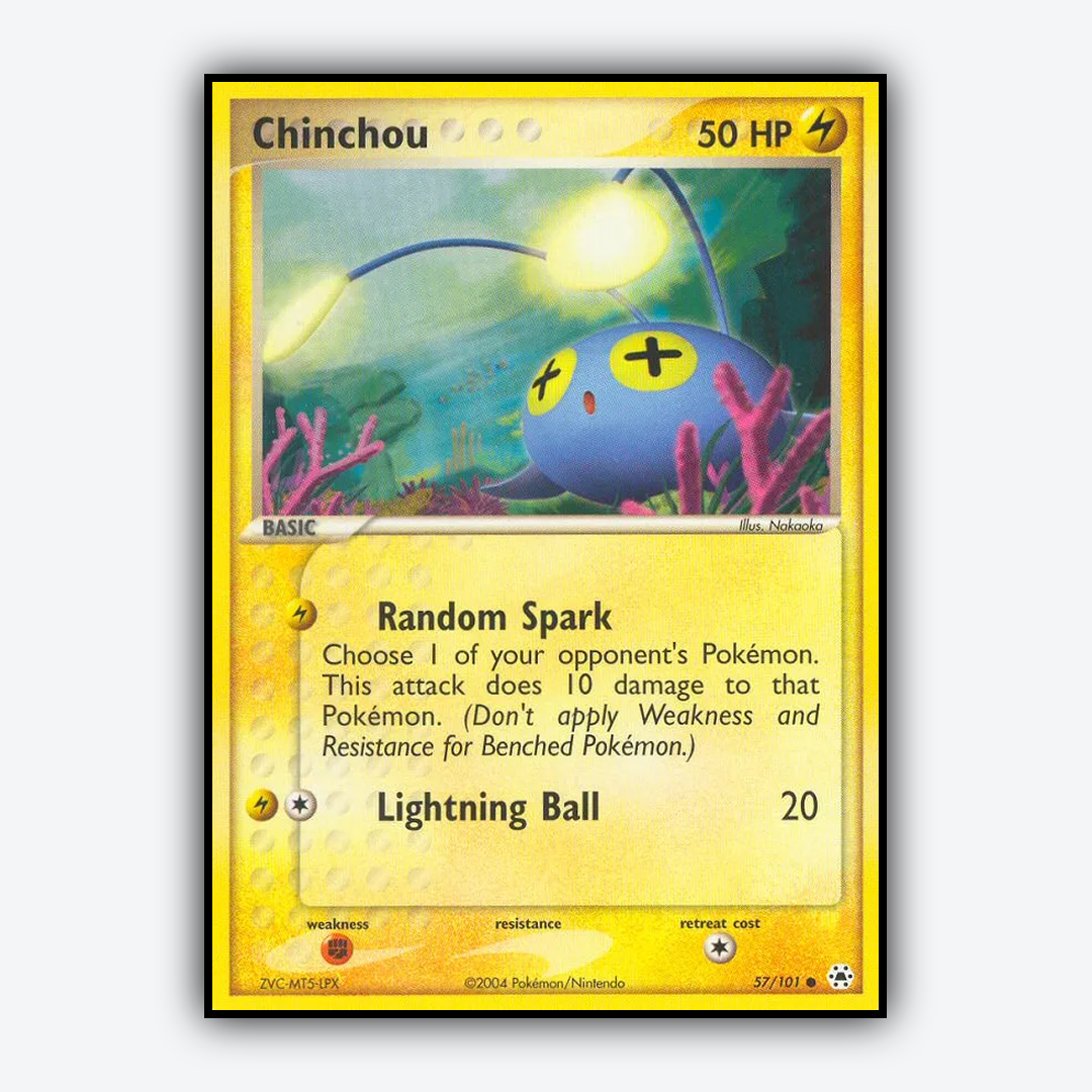 Chinchou 057/101 - Hidden Legends Set - Card Rug
