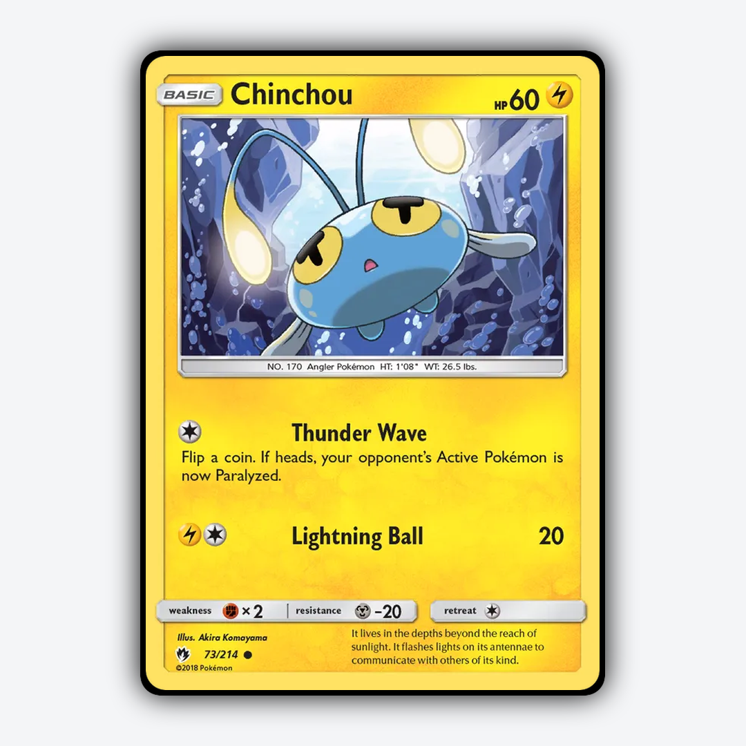 Chinchou 073/214 - Lost Thunder Set - Card Rug