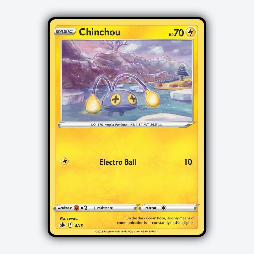 Chinchou 008/15 - McDonald's Collection 2022 Set - Card Rug