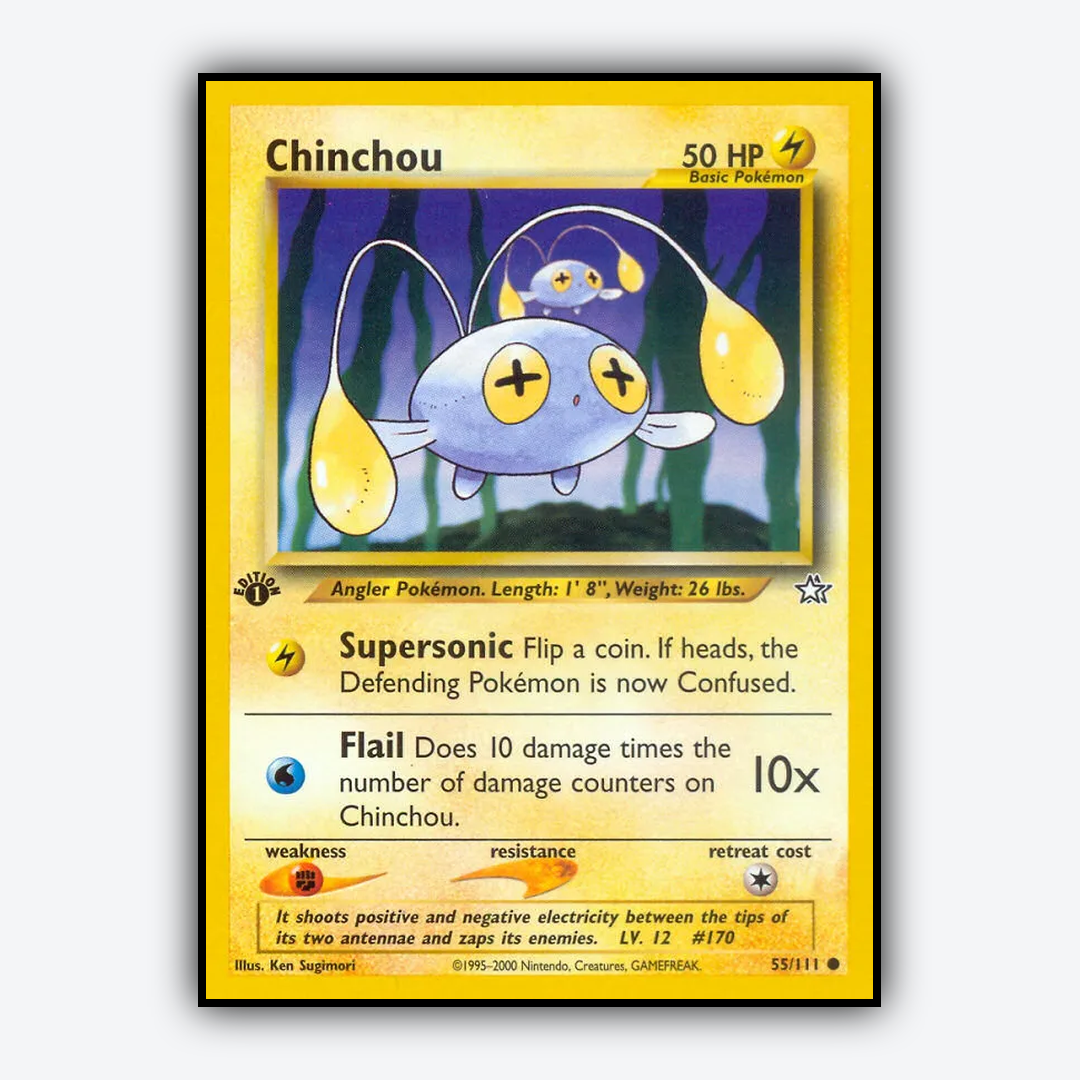 Chinchou 055/111 - Neo Genesis Set - Card Rug