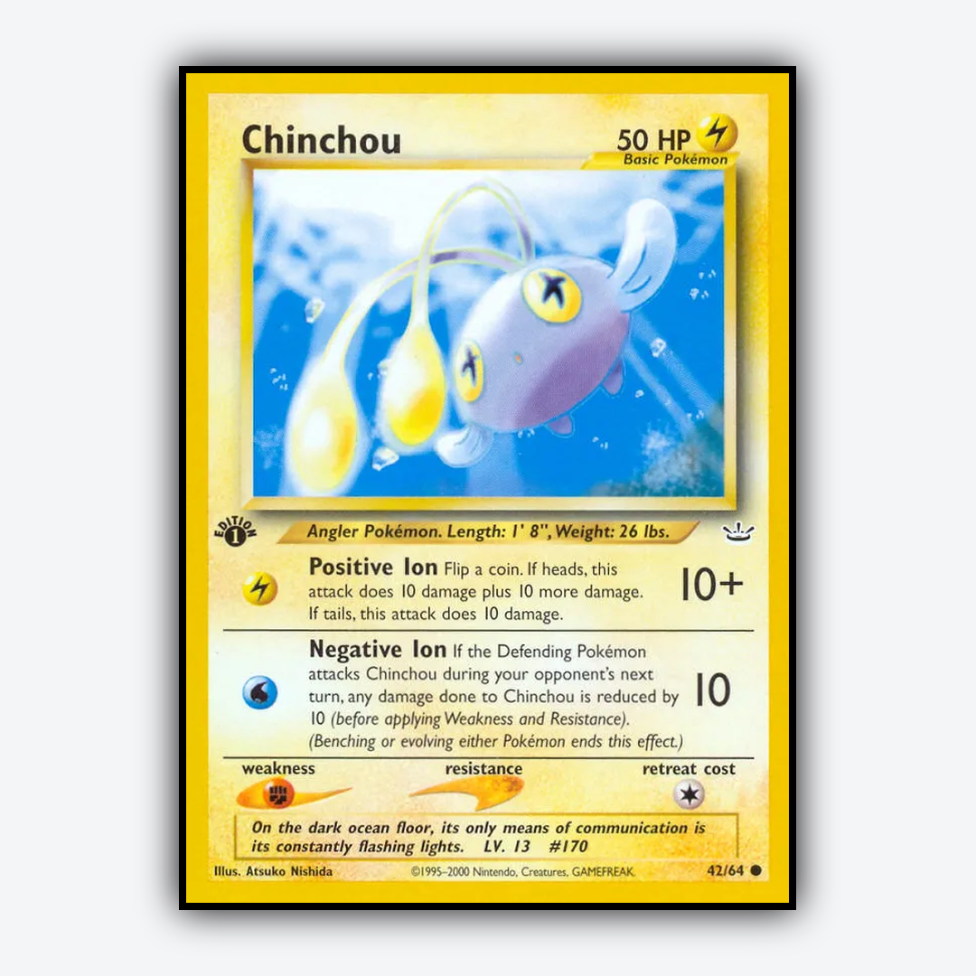 Chinchou 042/64 - Neo Revelation Set - Card Rug