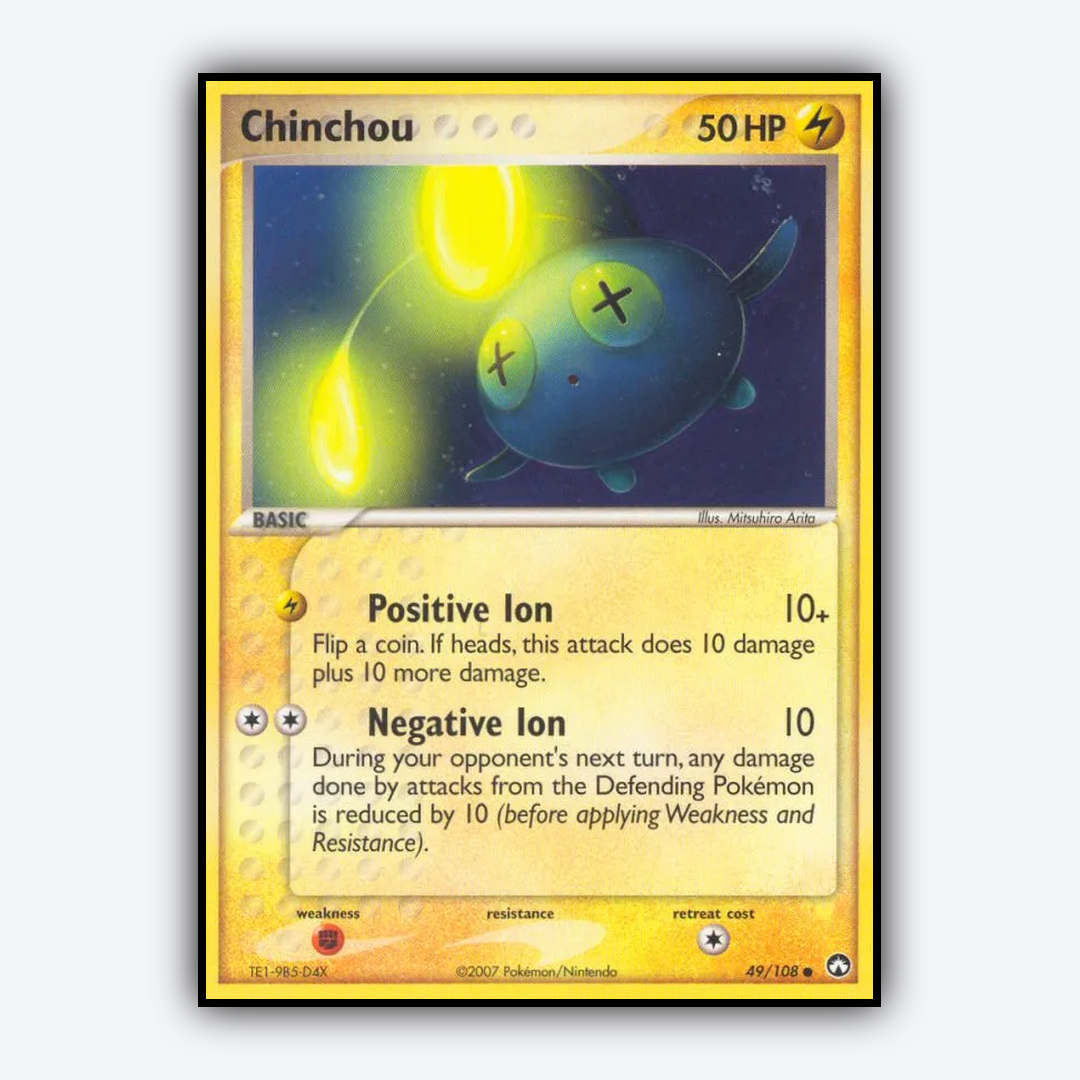 Chinchou 049/108 - Power Keepers Set - Card Rug