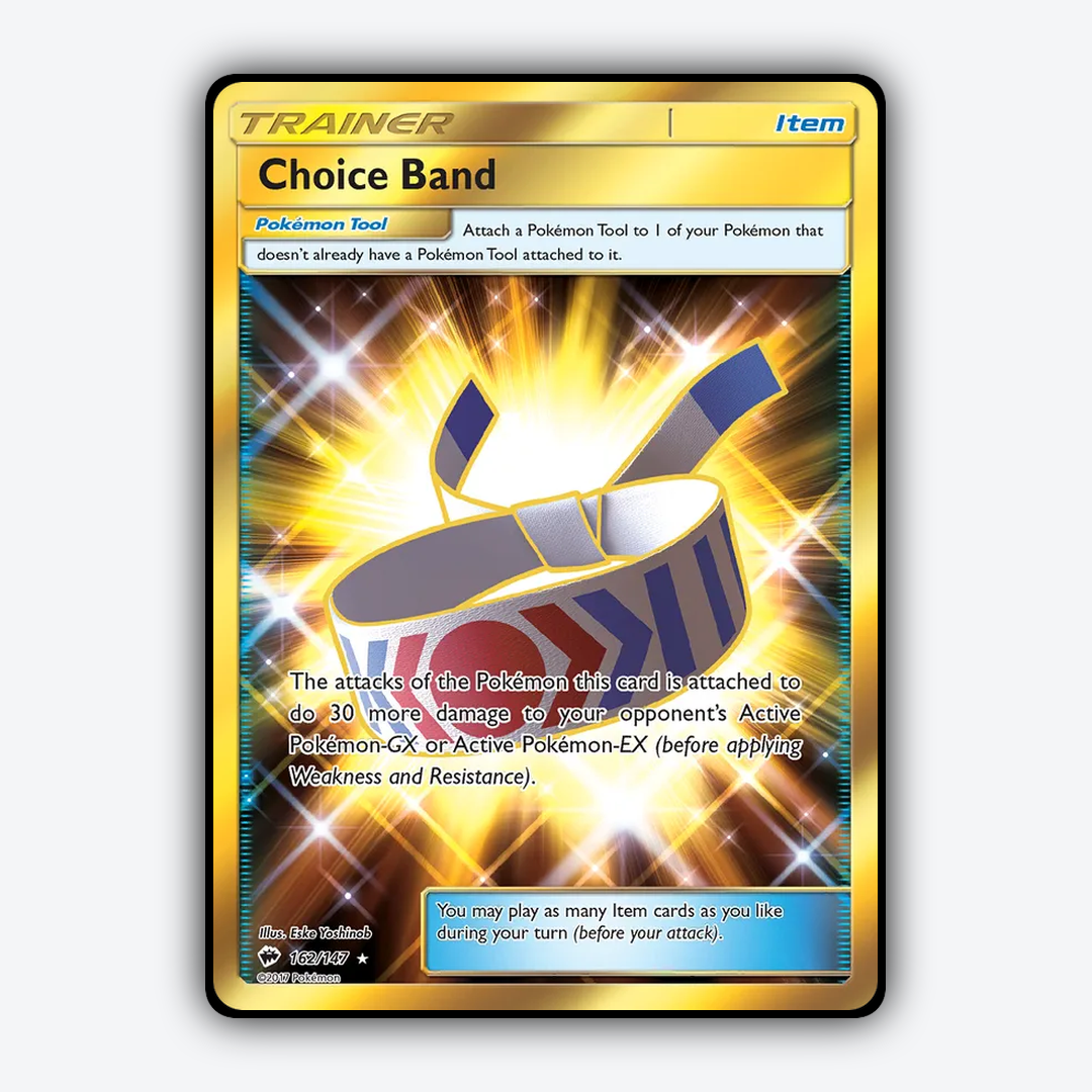 Choice Band 162/147 - Burning Shadows Set - Card Rug