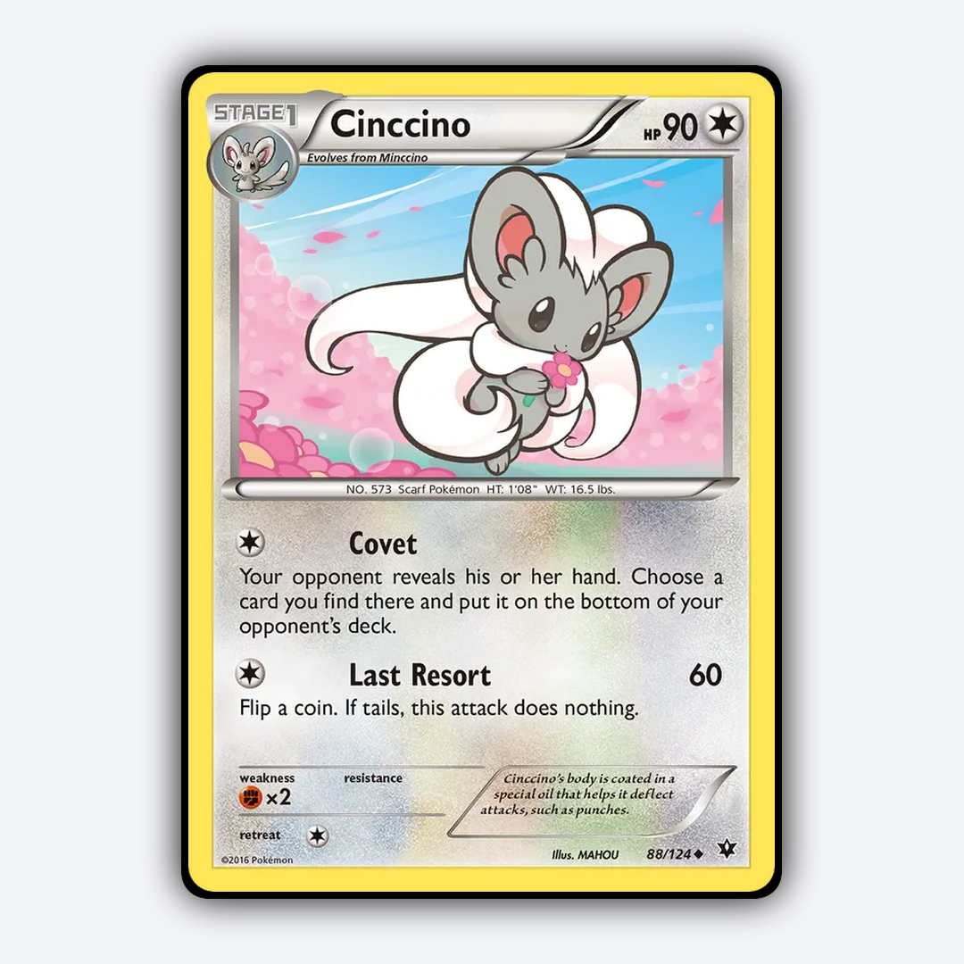 Cinccino 088/124 - Fates Collide Set - Card Rug