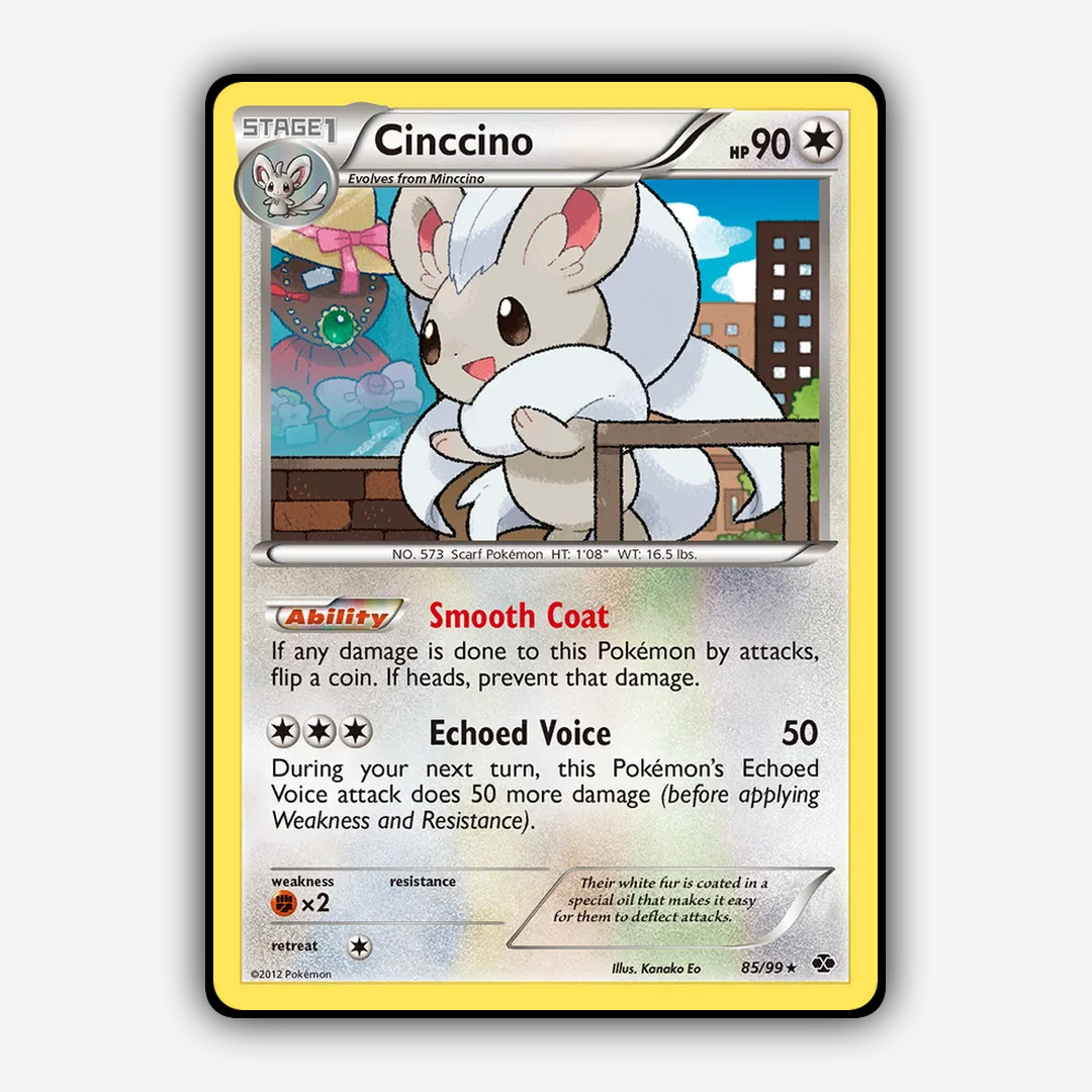Cinccino 085/99 - Next Destinies Set - Card Rug