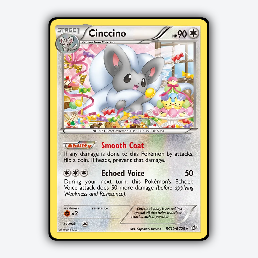 Cinccino RC019/113 - RC019/113 Legendary Treasures Set - Card Rug