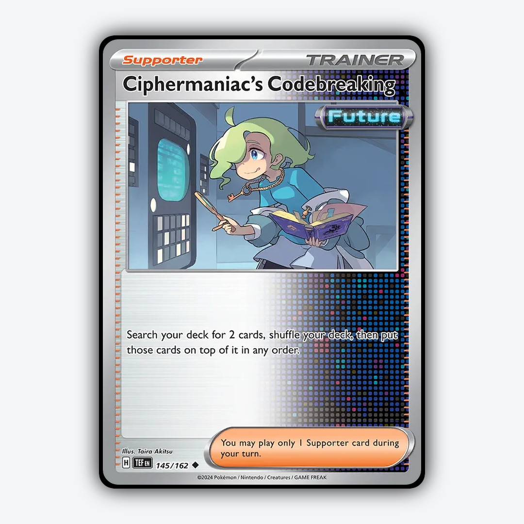 Ciphermaniac's Codebreaking 145/162 - Temporal Forces Set - Card Rug