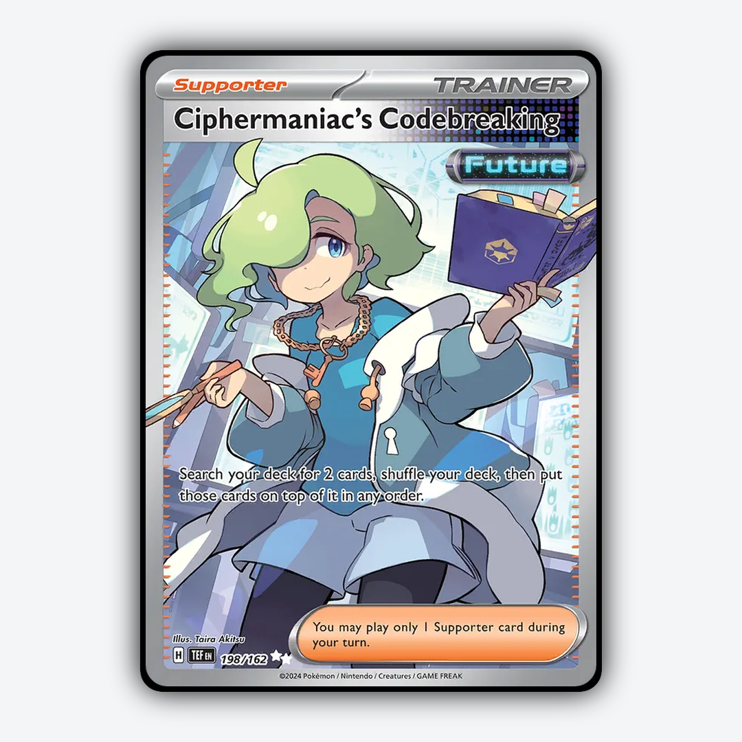 Ciphermaniac's Codebreaking 198/162 - Temporal Forces Set - Card Rug