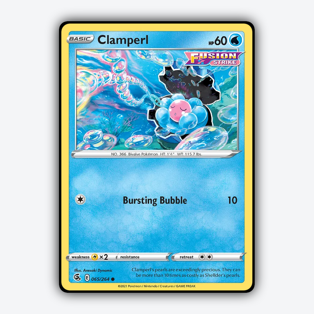 Clamperl 065/264 - Fusion Strike Set - Card Rug