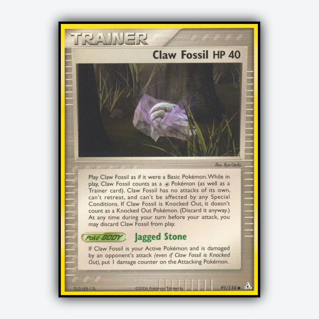 Claw Fossil 091/110 - Holon Phantoms Set - Card Rug