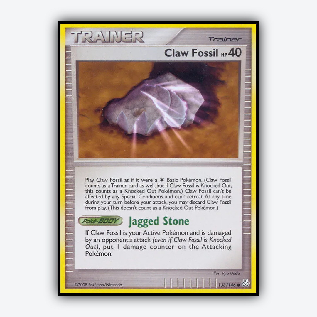 Claw Fossil 138/146 - Legends Awakened Set - Card Rug