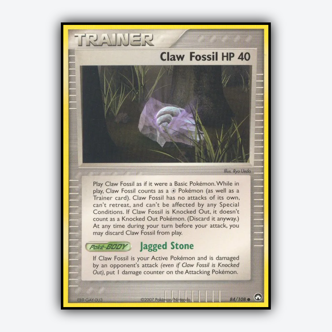 Claw Fossil 084/108 - Power Keepers Set - Card Rug