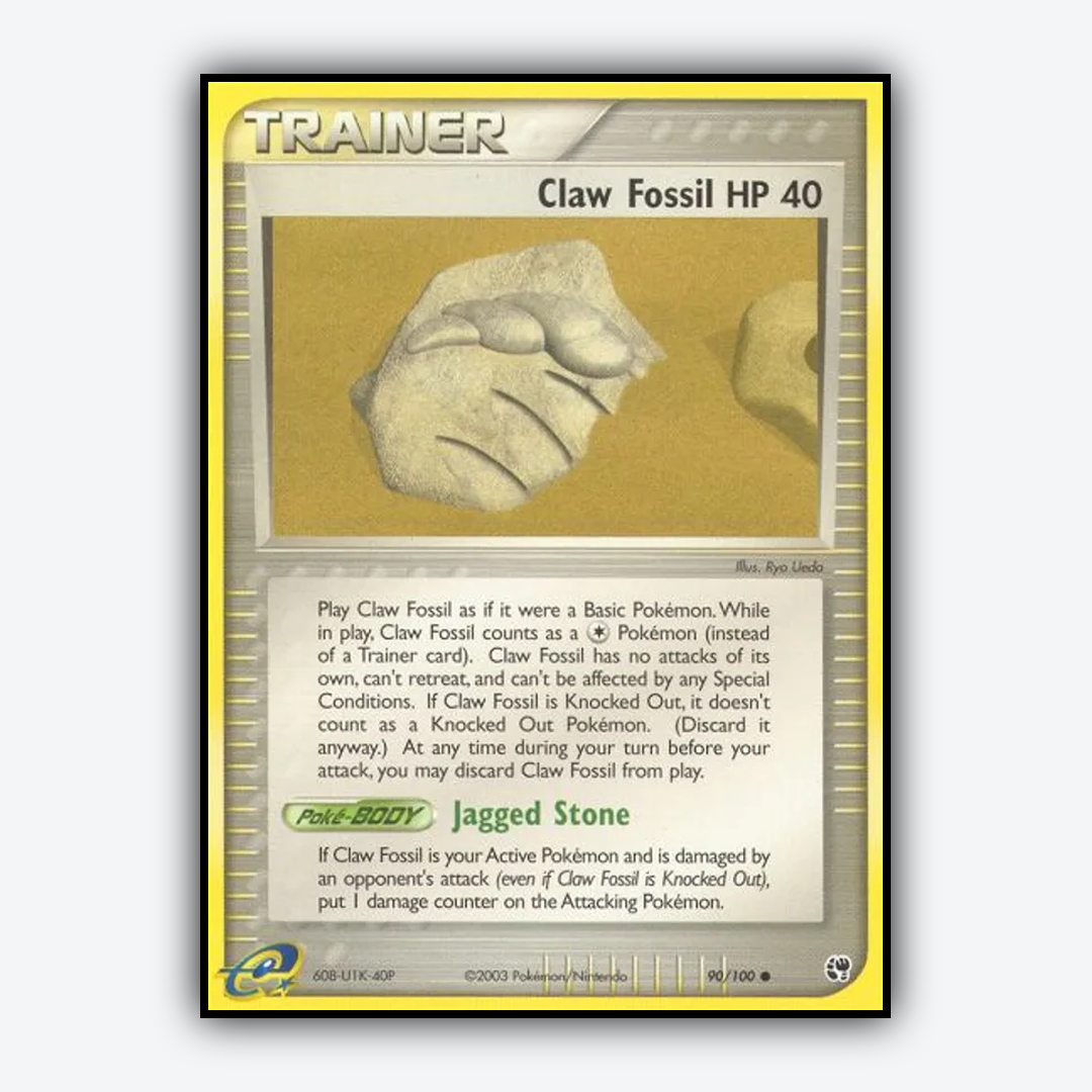Claw Fossil 090/100 - Sandstorm Set - Card Rug