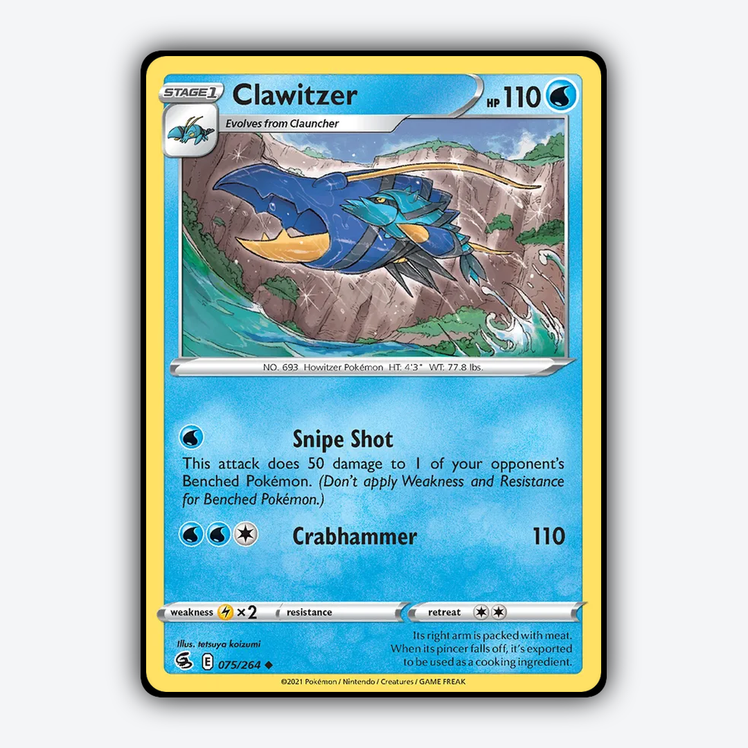 Clawitzer 075/264 - Fusion Strike Set - Card Rug